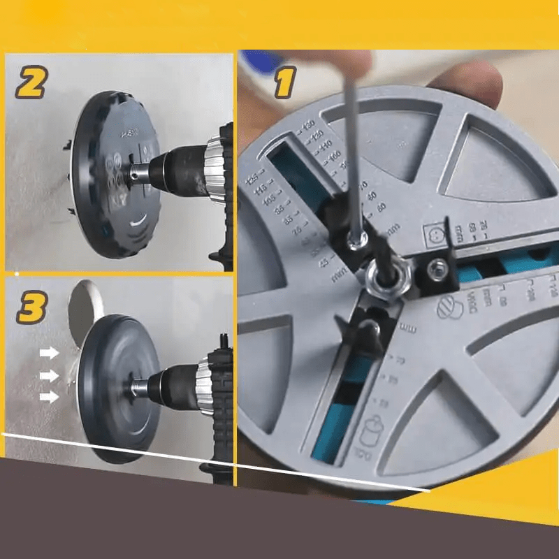 Norvo | DiaMaster Multi – Trident Blade Hole Cutter for Plastic and Aluminum