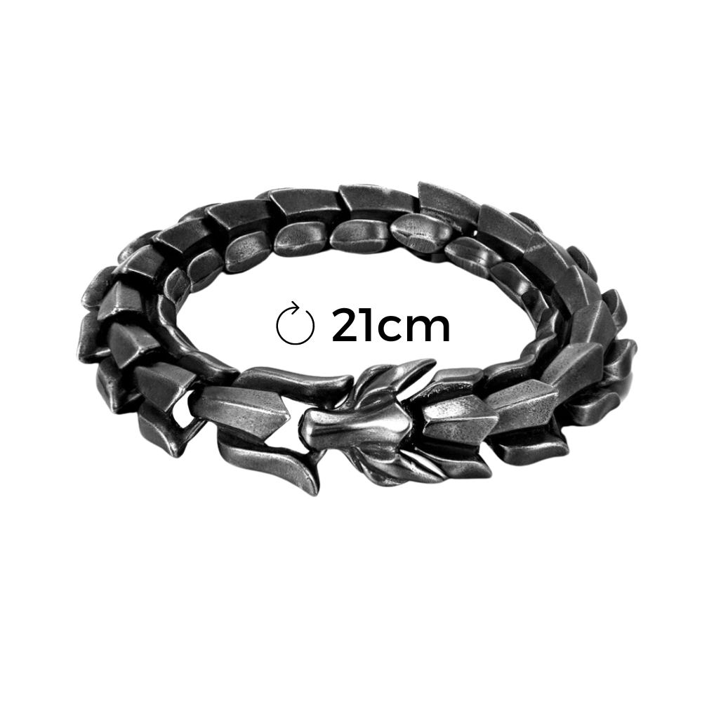 Justerbart Midgard drage-armbånd