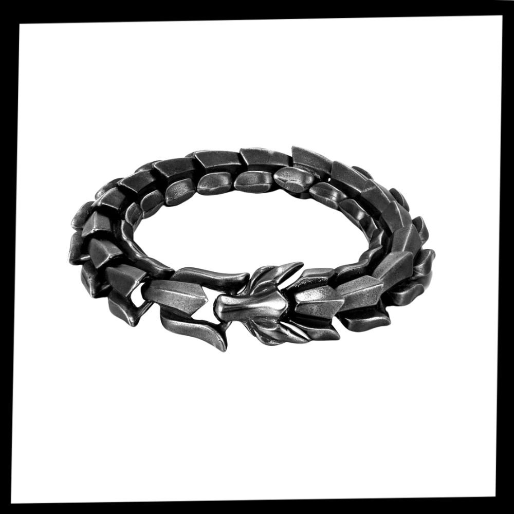 Justerbart Midgard drage-armbånd