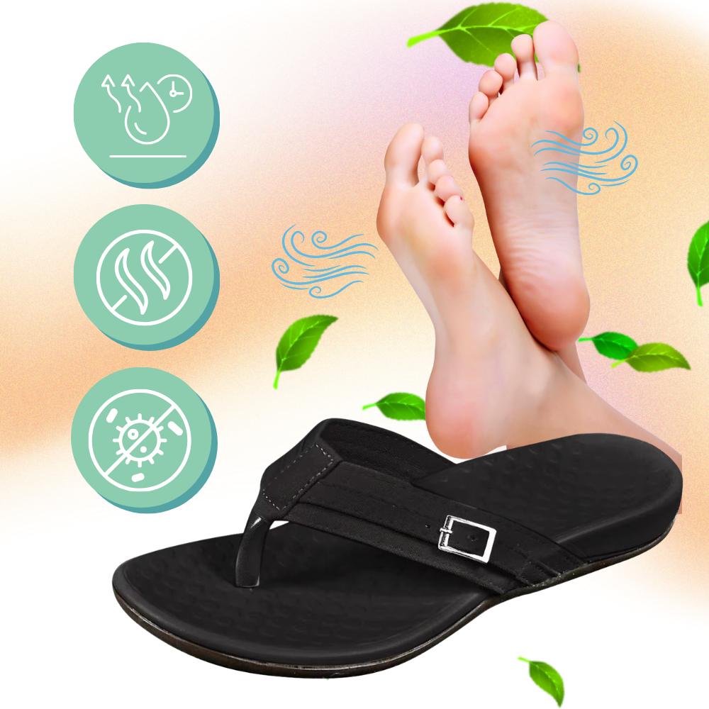 Ortopediske sandaler med justerbare remmer