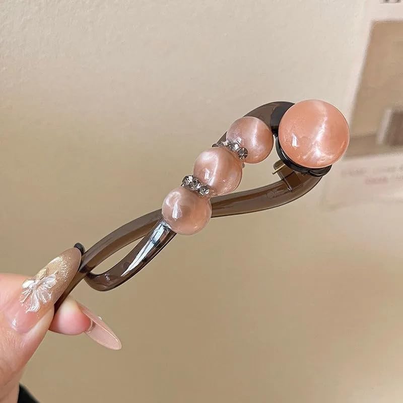 Norvo | Elegant Rose Pearl Twist Hårnål