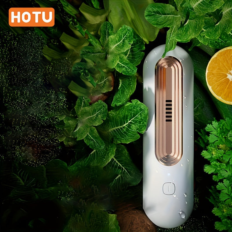 Norvo | Kraftig kjøleskapsdeodorant – Fjerner lukter, desinfiserer og renser luften – USB-lading – Bærbar, kompakt, brukervennlig luktfjerner for fryseren og fryseboksen