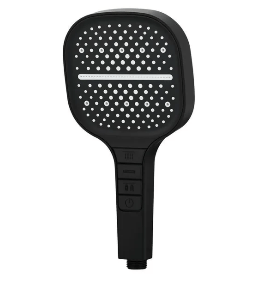 Norvo | HydraLux 7-innstillings dusjhode – Vannbesparende & Antiskalering – Firkantet Krom