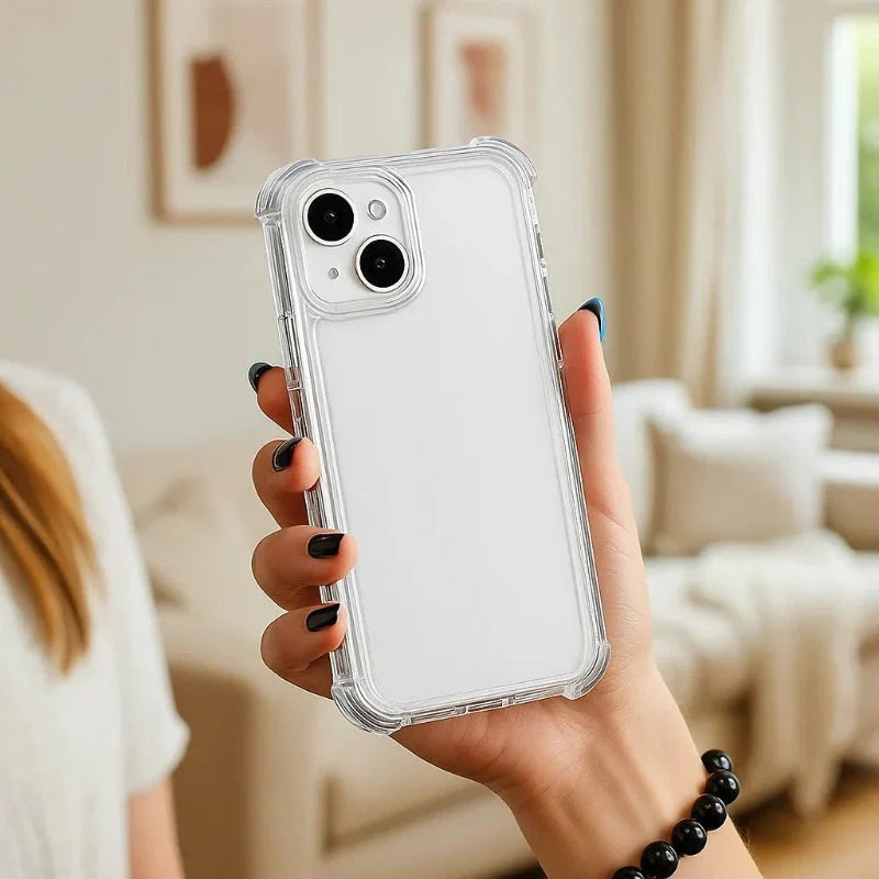 Norvo | AeroGuard – Støtsikker Gjennomsiktig Beskyttelsesdeksel for iPhone 11-17