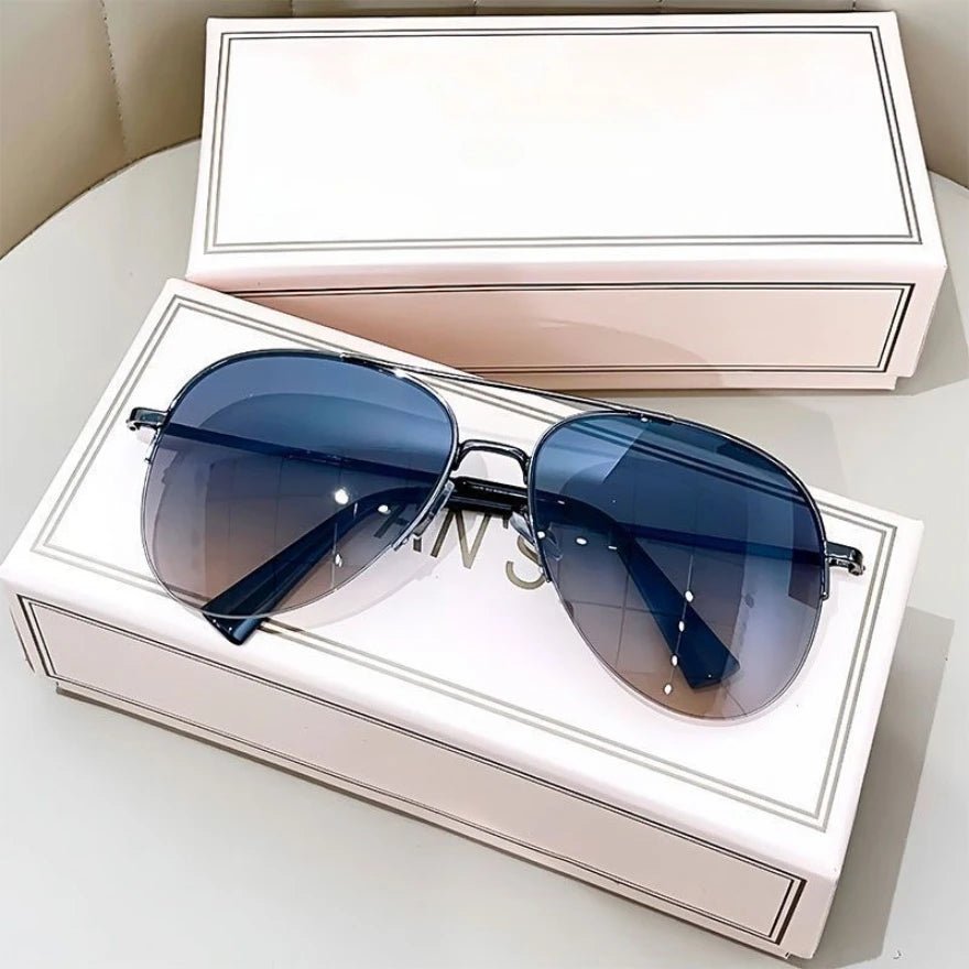 Norvo | AEROVIEW SHADES – Gradient Pilot Solbriller med UV400 Beskyttelse for Menn
