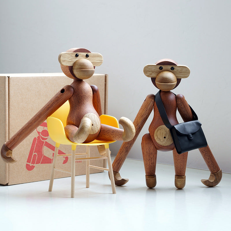 Norvo | Cheeky Monkey Solid Wood Ornament