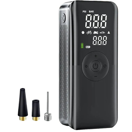 Norvo | AirGo Max – Bærbar dekkpumpe med digital skjerm og 150 PSI kraft