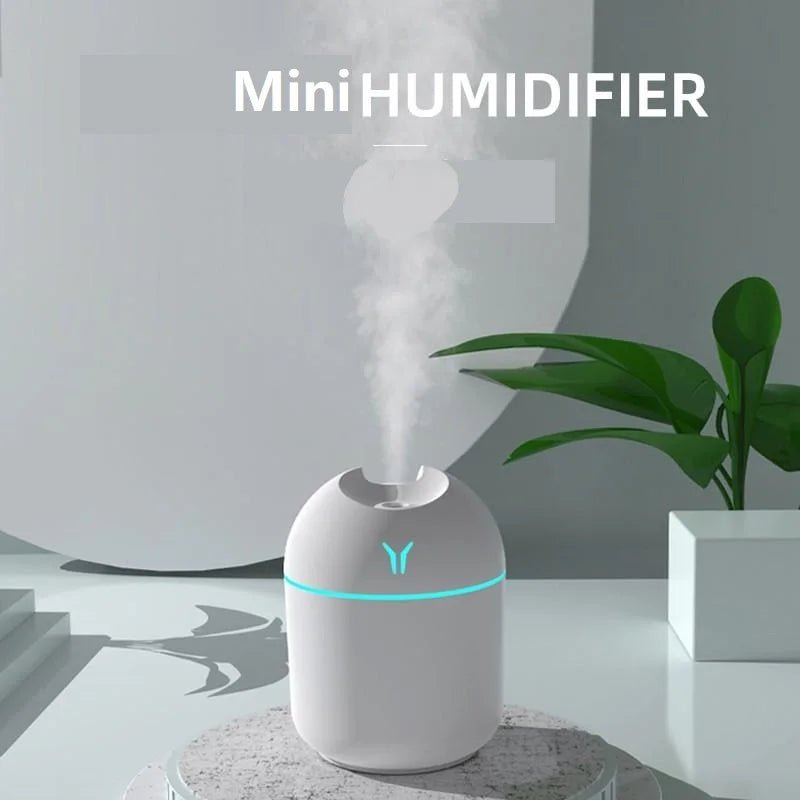 Norvo | AirMist 250 – USB Mini Luftfukter med Aromaterapi Funksjon