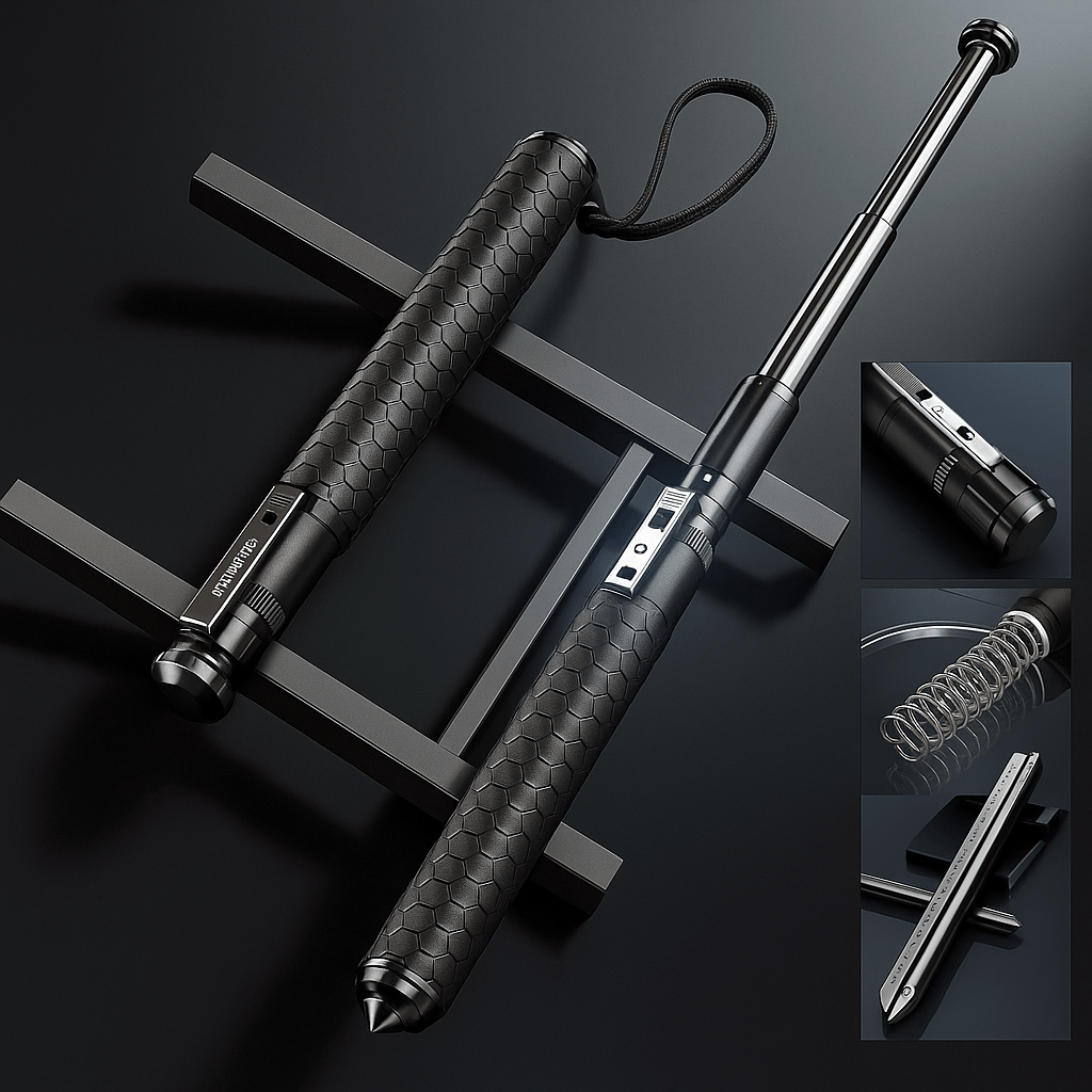 Norvo | AllGuard Stick – Automatisk Selvforsvar Gåstang med Stabilitetsstøtte