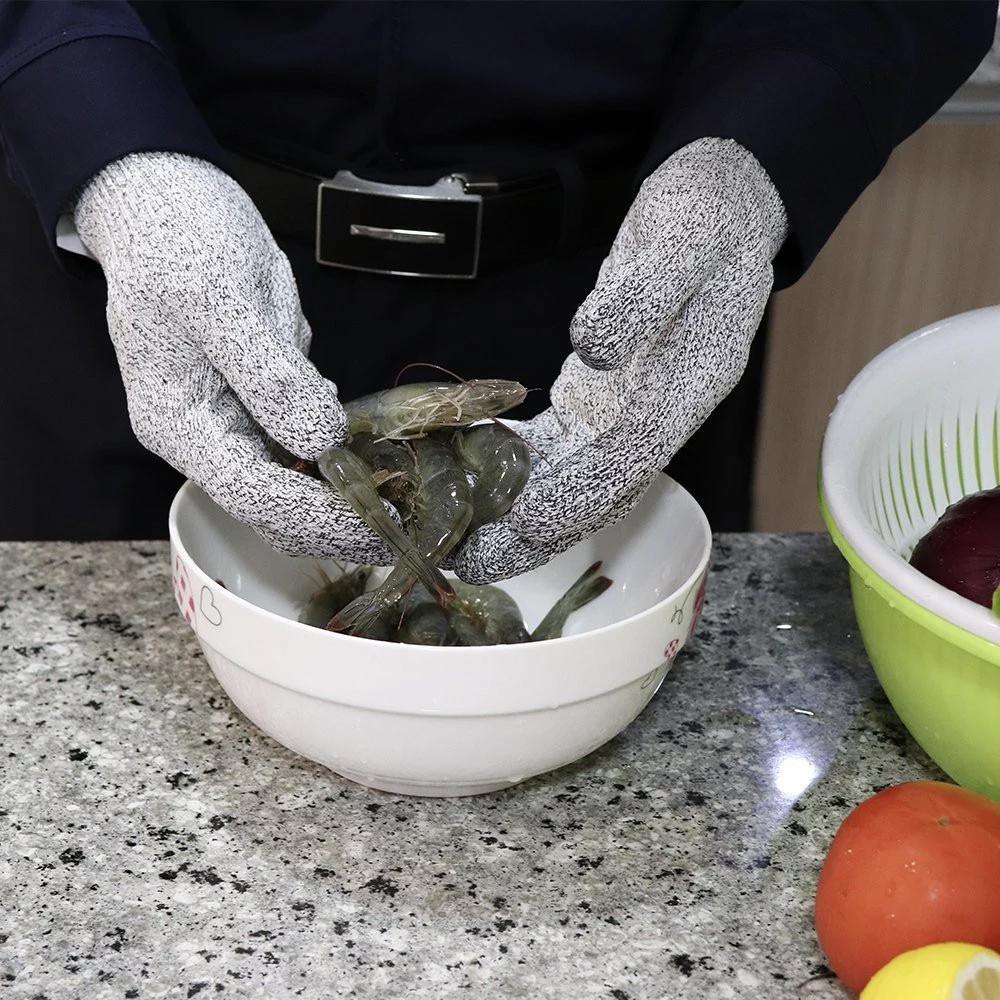 Norvo | Anti-Cut Hansker 5 Grad Sikkerhets Kuttsikker Stikkbestandig Rustfritt Stål