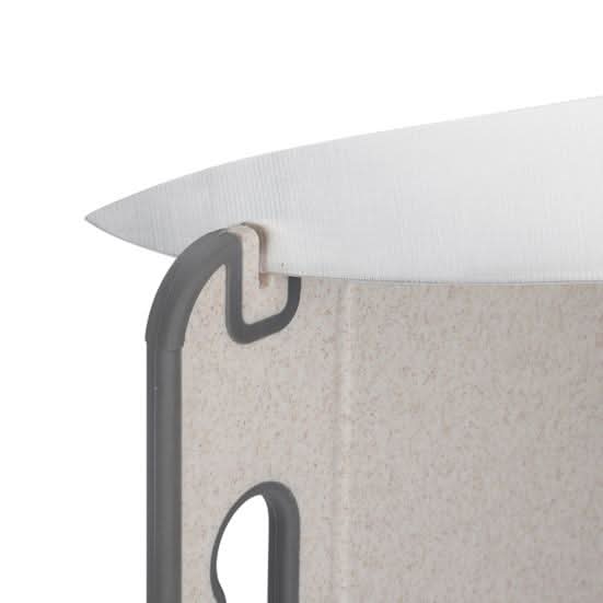 Norvo | Dobbelsidig rustfritt stål skjærebrett med knivsliper