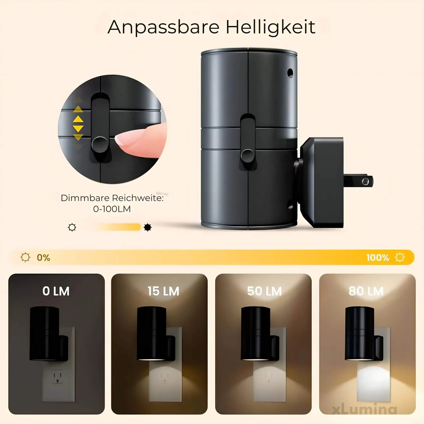 Norvo | Dimmbar Nattlampe Plug-in