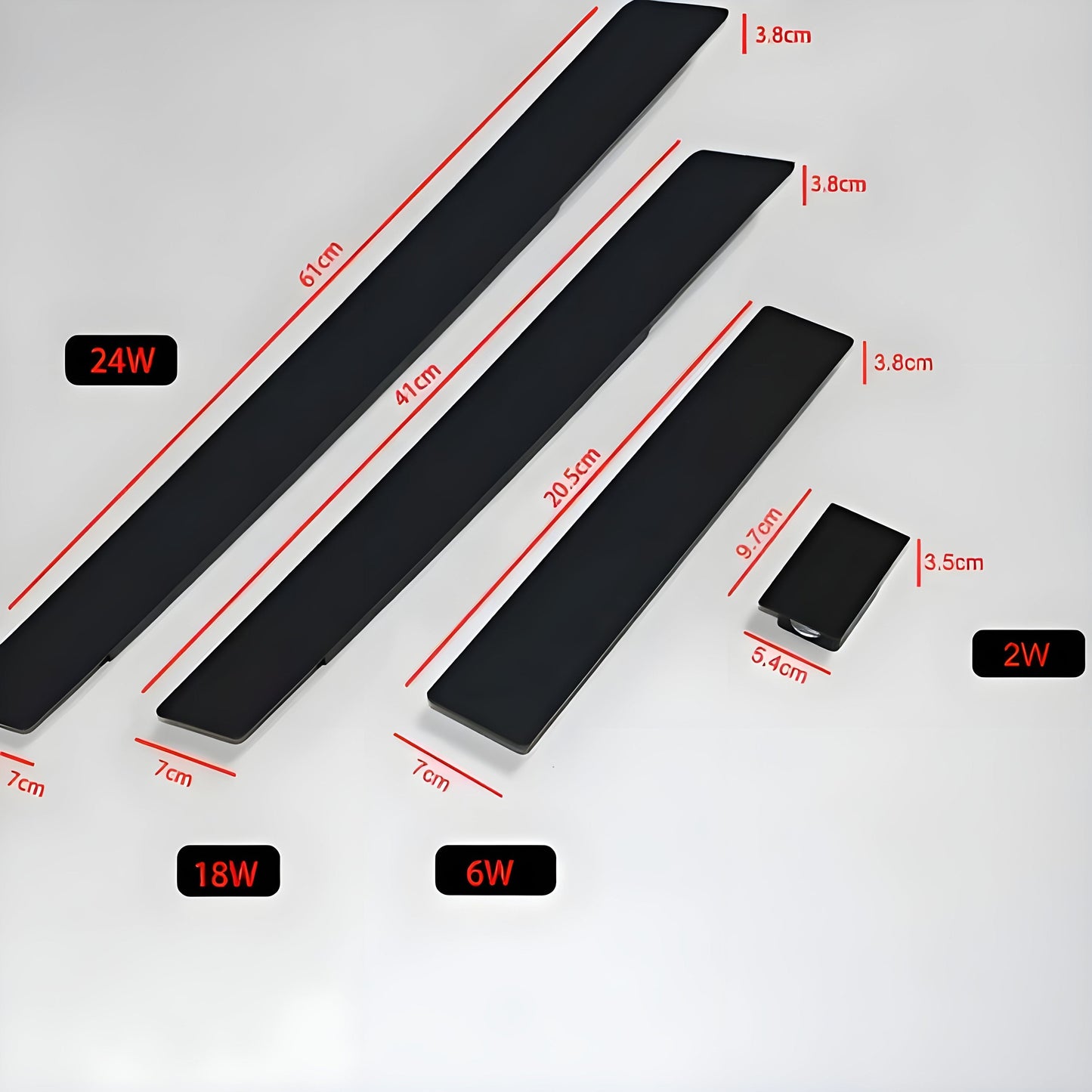 Norvo | Applique LED LuxeWall - Utendørs - Moderne - Aluminium