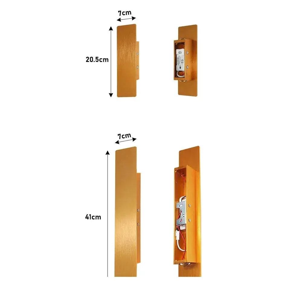 Norvo | Applique LED LuxeWall - Utendørs - Moderne - Aluminium