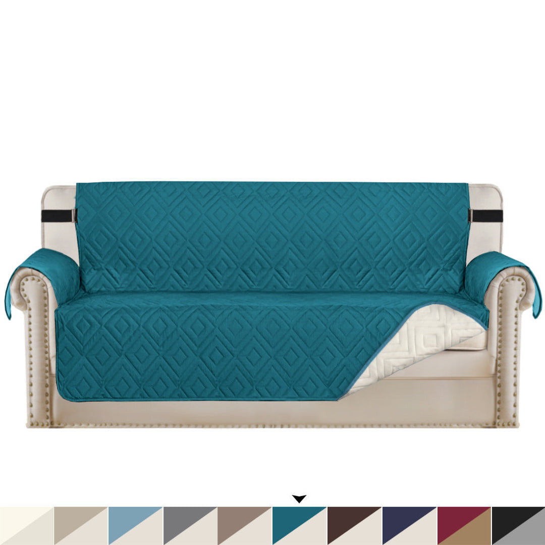 Quilted Sofa Cover Pet Protector Throw Waterproof Sofa Slip Covers 1/2/3 Settee Norvo