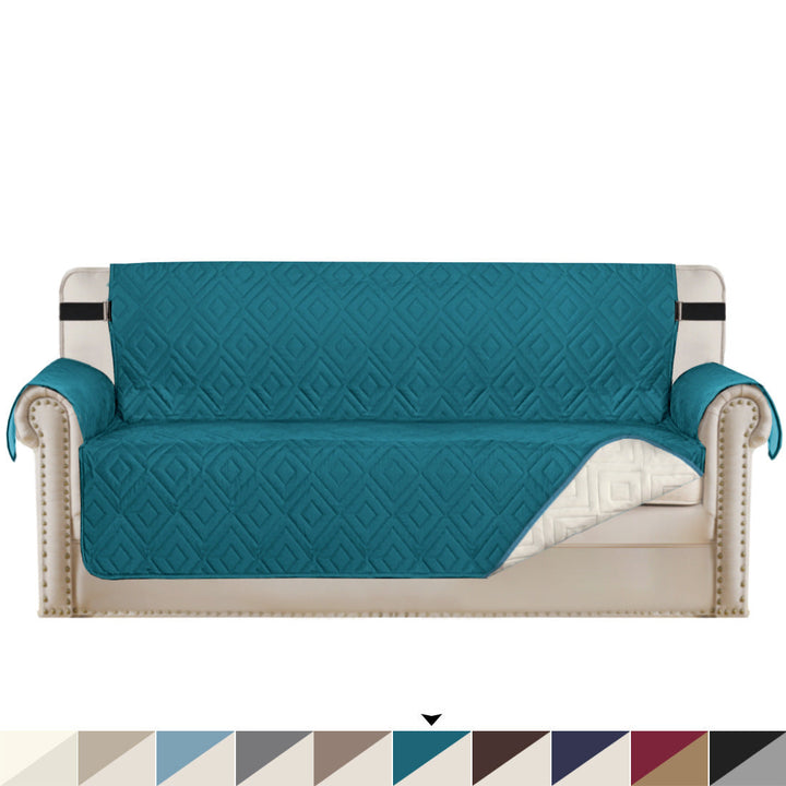 Quilted Sofa Cover Pet Protector Throw Waterproof Sofa Slip Covers 1/2/3 Settee Norvo