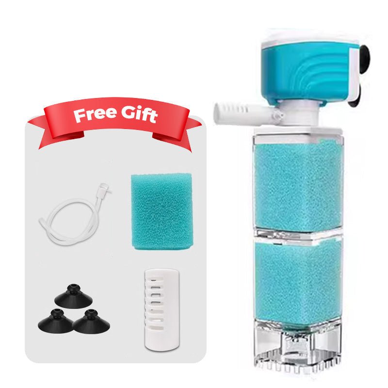 Norvo | AQUAFLOW 5-IN-1 – Krystallklart vann & Automatisk rengjøring for akvarier