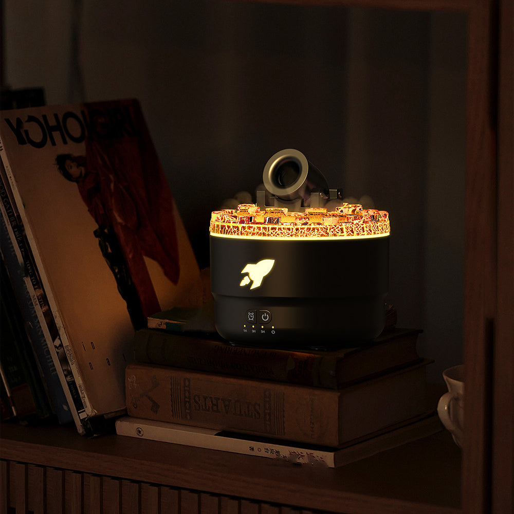 Norvo | Aroma Diffuser og Luftfukter med Nattlampe - LavaGlow