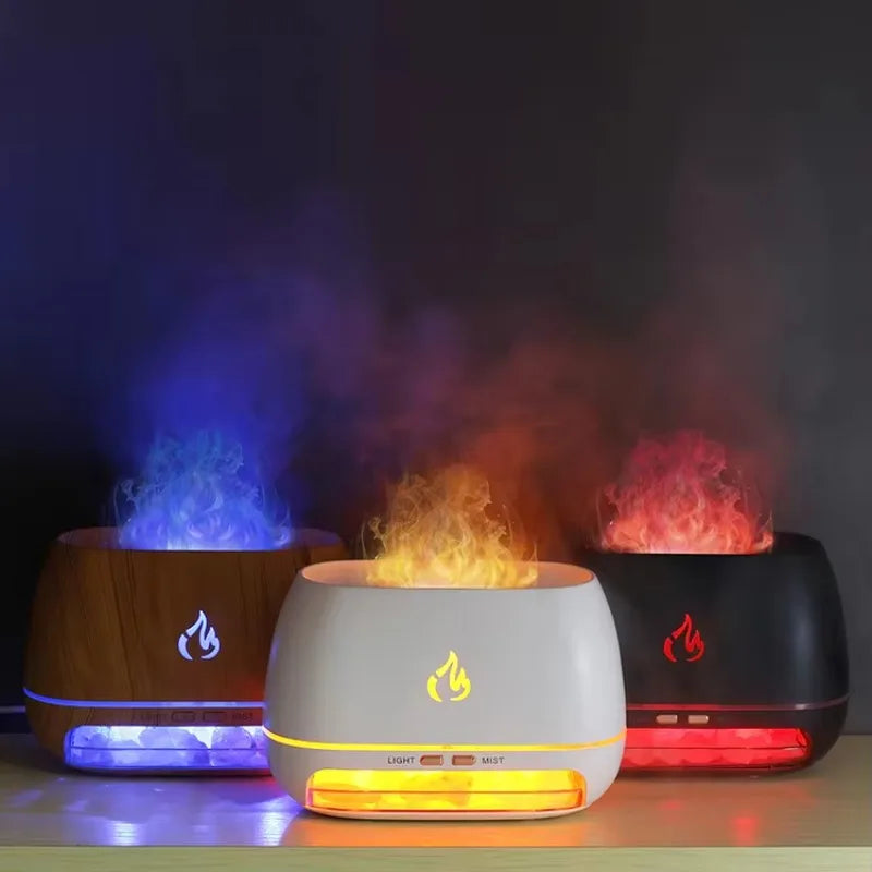 Norvo | SaltLight Aroma Diffuser – Himalayasalt lampe med duftdiffusjon og fargelys