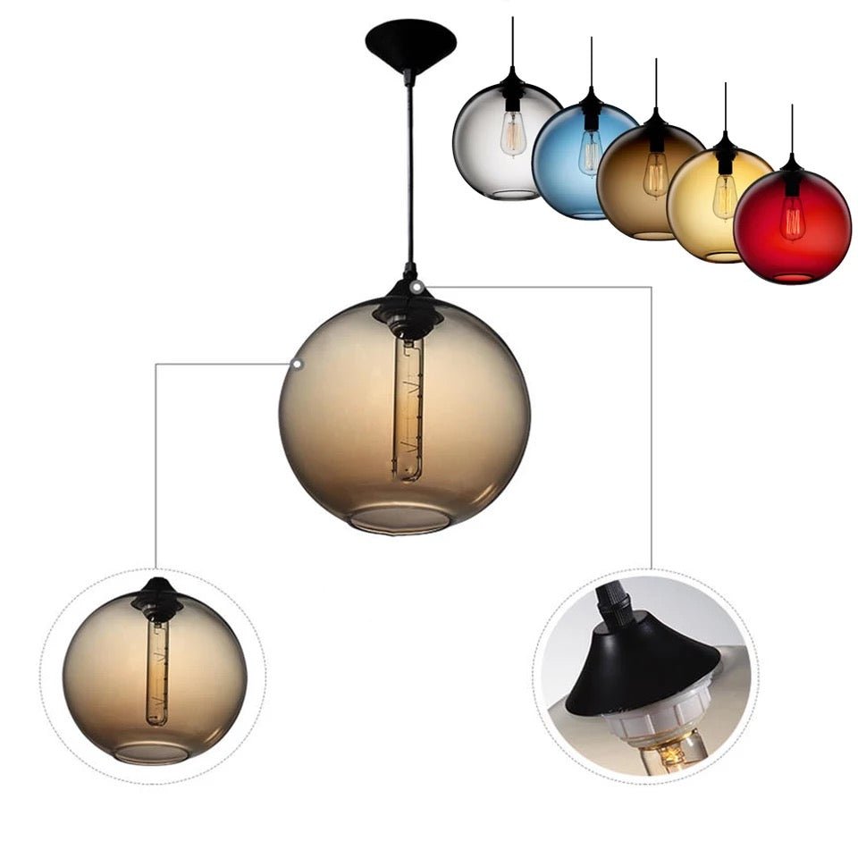 Norvo | AuraGlass - Elegant Glass Hanging Light