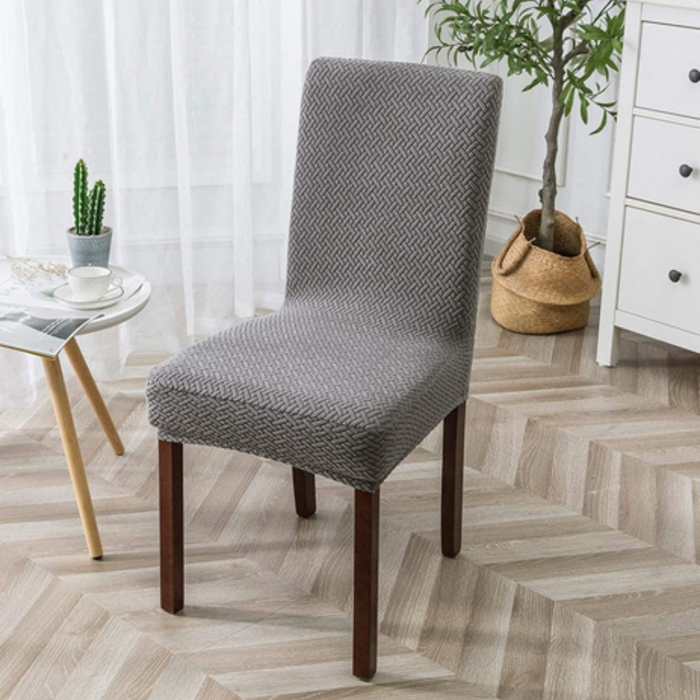 Norvo | Sylva Jacquard Fløyel Stretch Spisestoltrekk
