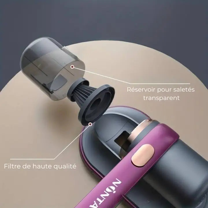 Norvo | Trådløs Håndstøvsuger - Anti-Støvmidd - UV og Vibrasjon