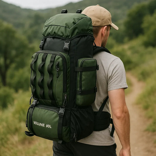 Norvo | 90L Vanntett Tursekk - Ultra-Lett Reisepakke for Utendørs Eventyr & Camping