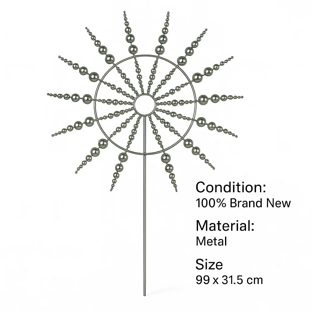 Norvo | Antirust Kinetisk Metall Vindspinner Vindmølle for Utendørs Hagedekorasjon & Landskapspleie