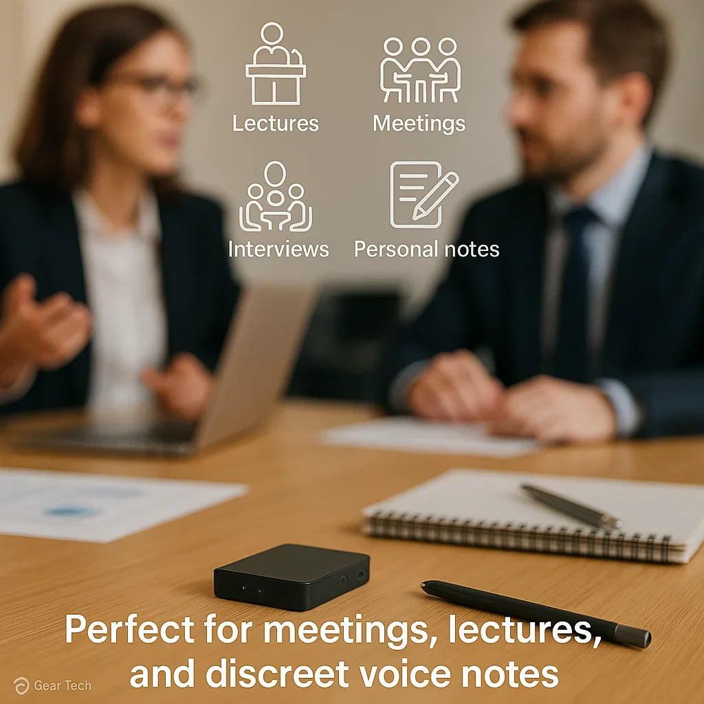 Norvo | Miniatyr Stemmespiller – Liten, Diskret, og Kraftig Lydopptak | Perfekt for Stealth Opptak og Stemmesensor