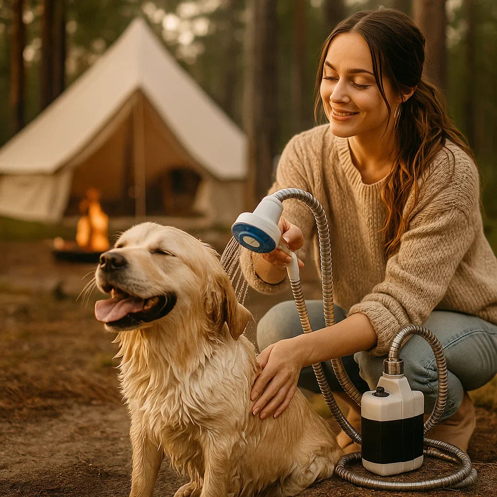 Norvo | Bærekraftig USB campingdusj for utendørsbruk