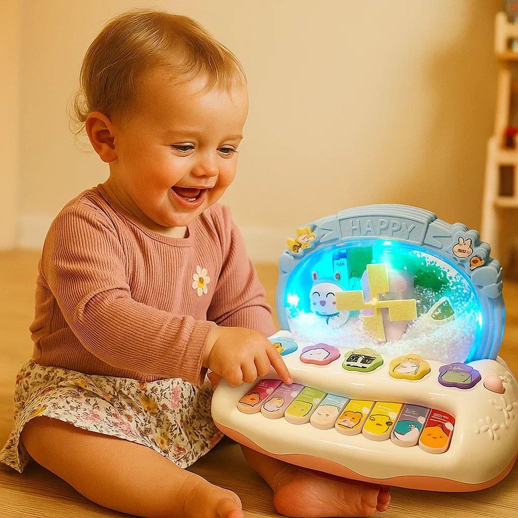 Norvo | Musikalisk Snøflak Piano Læringsleketøy