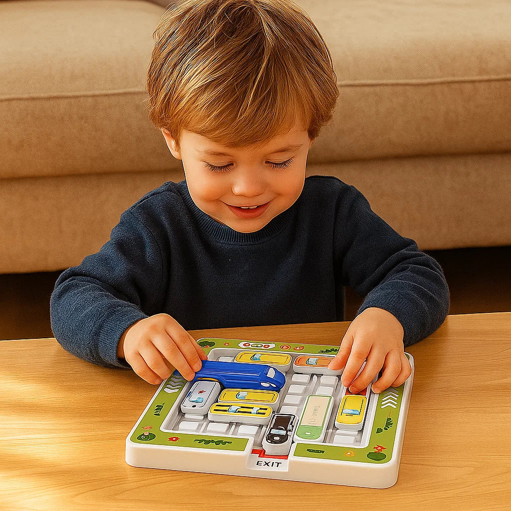 Norvo | Logisk Tenking - Bilparkering Puslespill Leketøy for Barn