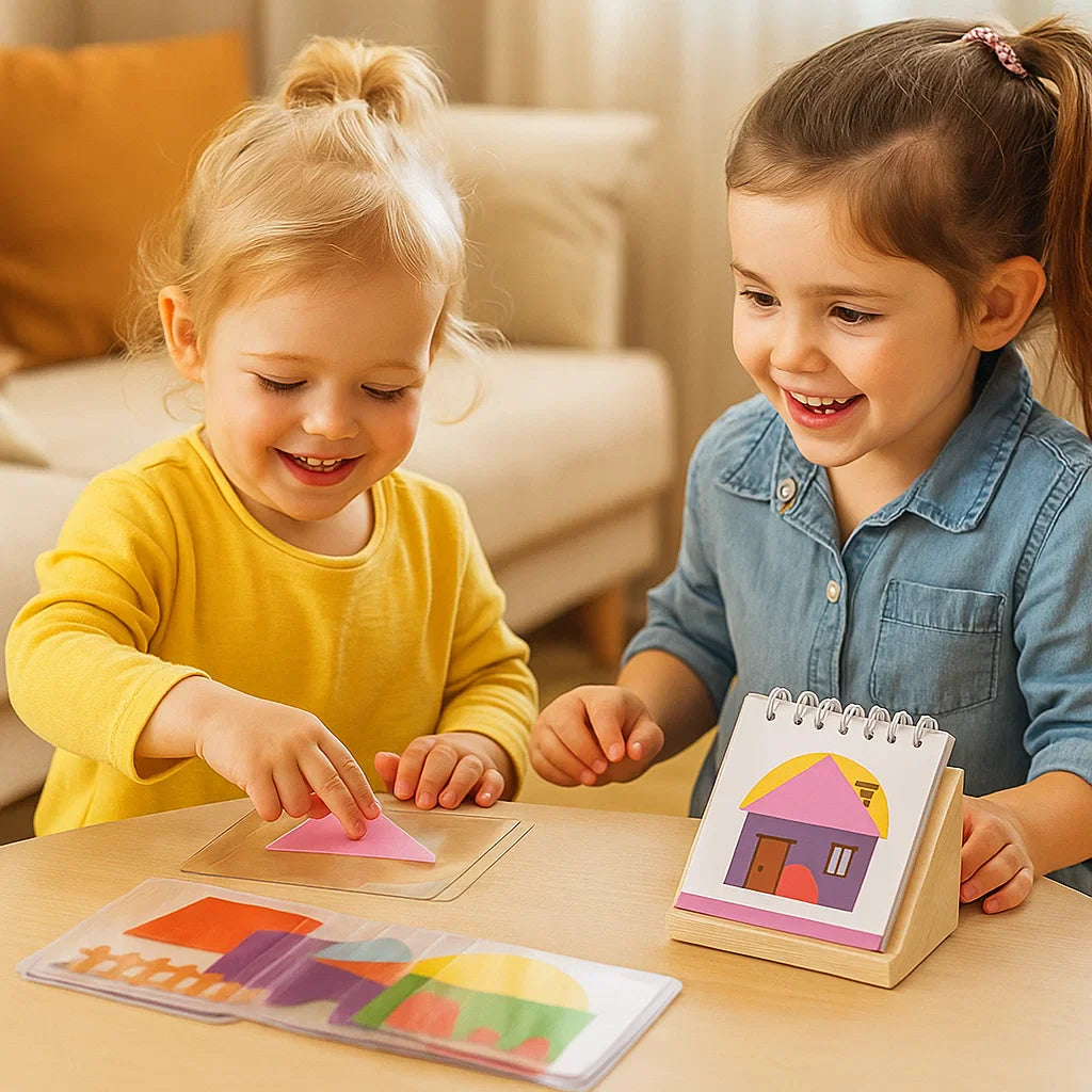 Norvo | Geometriske Farger og Former Puslespillspill - Fremmer Logisk Tenkning