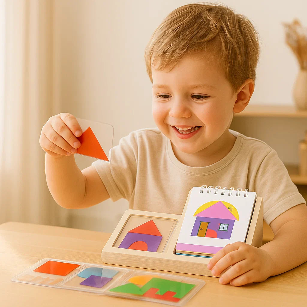 Norvo | Geometriske Farger og Former Puslespillspill - Fremmer Logisk Tenkning