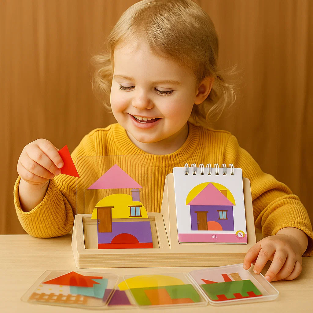 Norvo | Geometriske Farger og Former Puslespillspill - Fremmer Logisk Tenkning