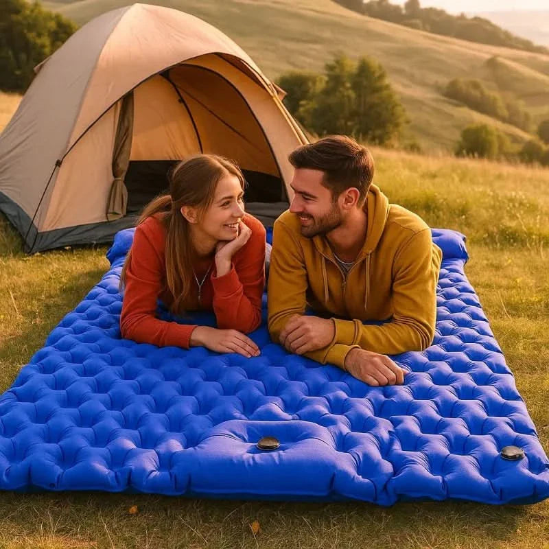 Norvo | Ultralett selvoppblåsende dobbel campingmatte