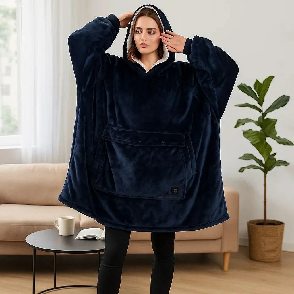 Norvo | USB oppvarmet teppe hoodie for intens varme