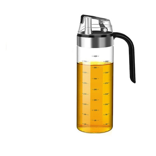 Auto Flip Krydderskrin Automatisk Lok og Tett Glass Krydderskanna | Norvo