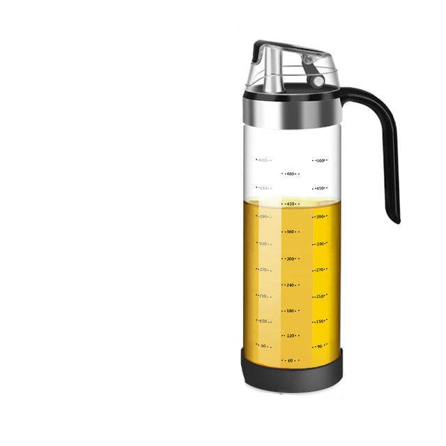 Auto Flip Krydderskrin Automatisk Lok og Tett Glass Krydderskanna | Norvo