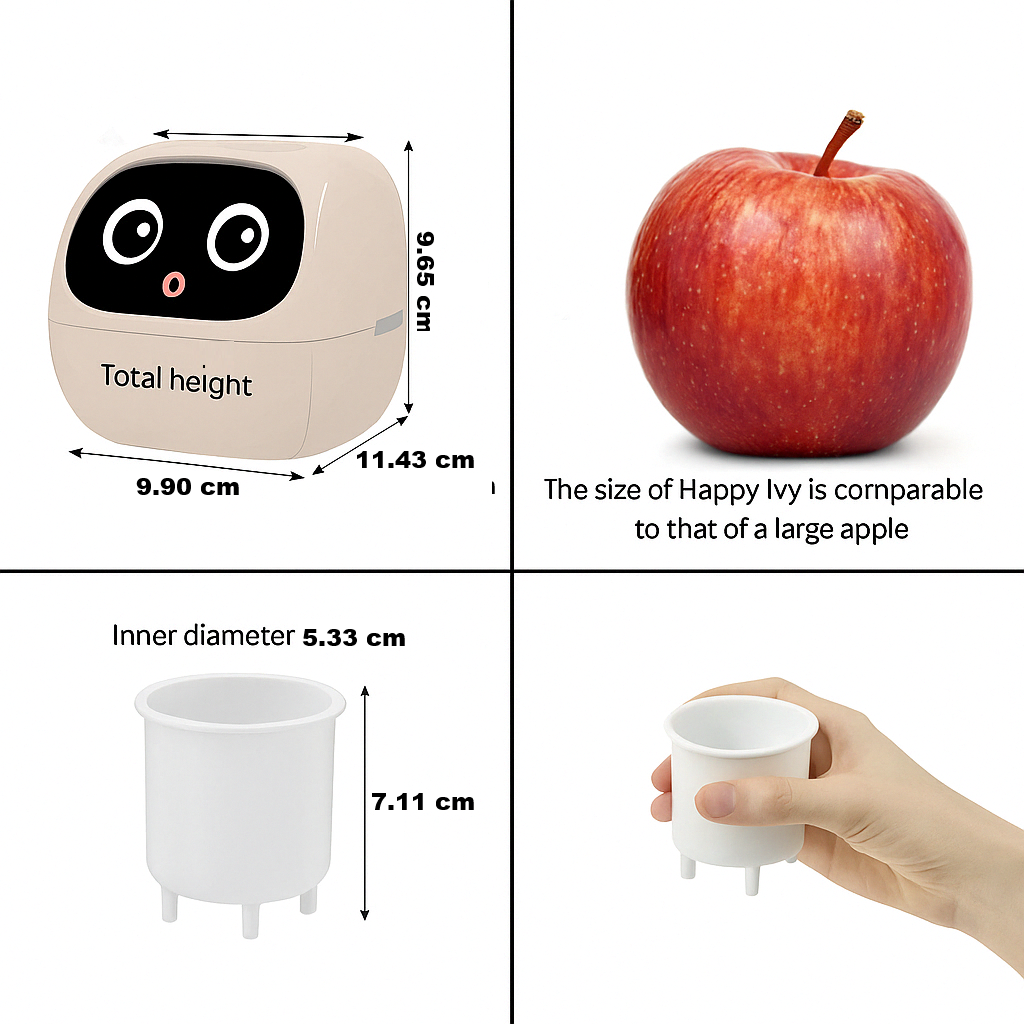 Norvo | Automatisk Smart Blomsterpotte - GreenBuddy SmartPot