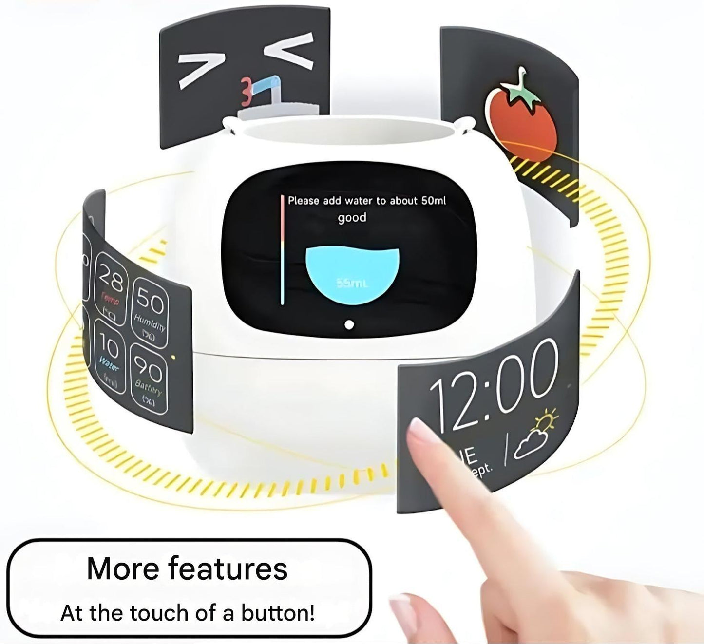 Norvo | Automatisk Smart Blomsterpotte - GreenBuddy SmartPot