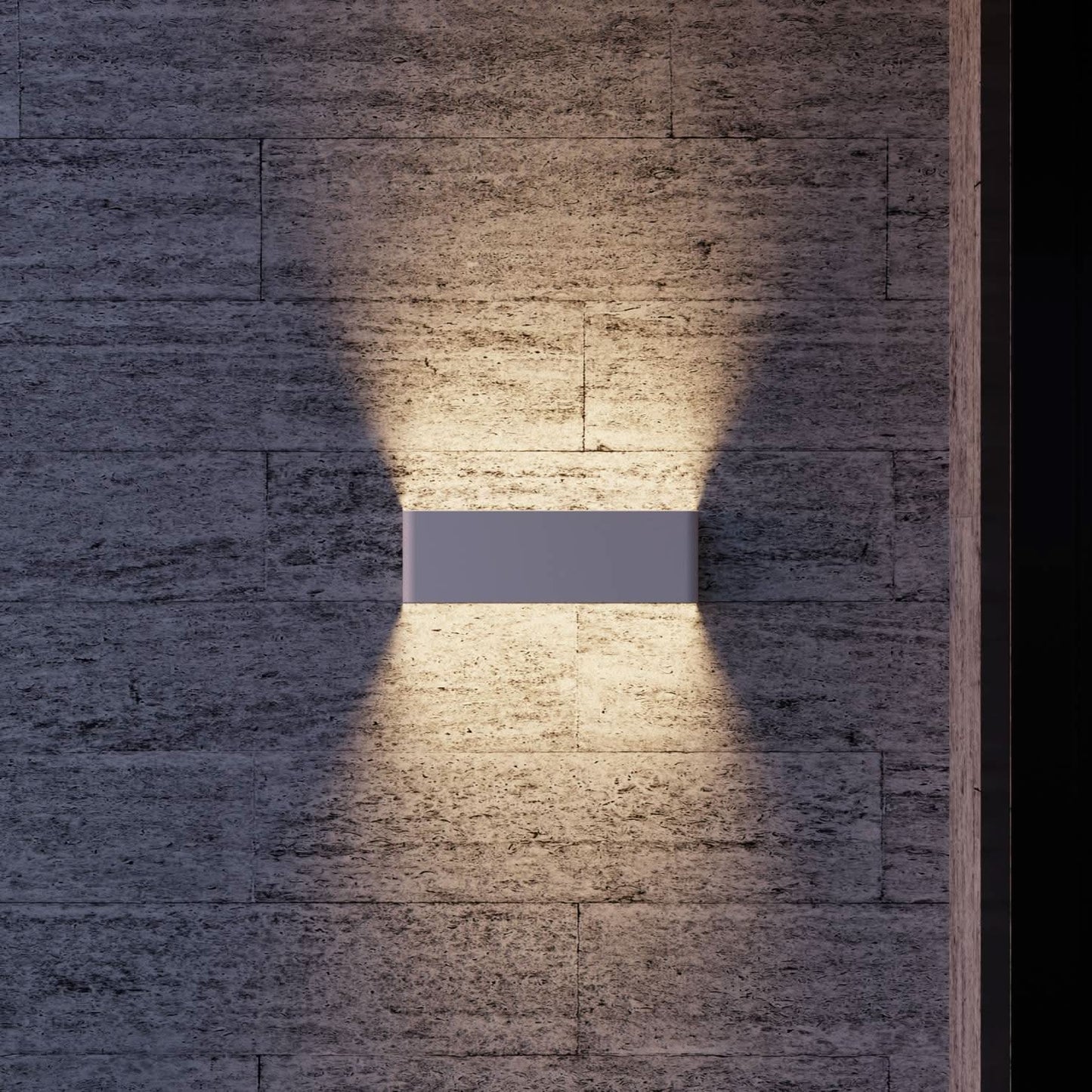 Norvo | Utendørs LED Vegglampe Moderne Rektangel