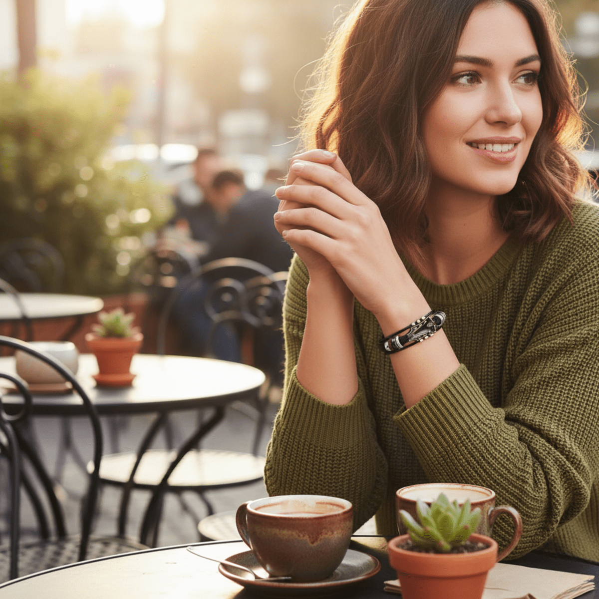 Norvo | AXECHORD – Gitar Læderarmbånd med Vintage-inspirert Design