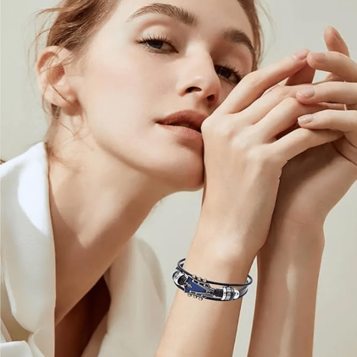 Norvo | AXECHORD – Gitar Læderarmbånd med Vintage-inspirert Design