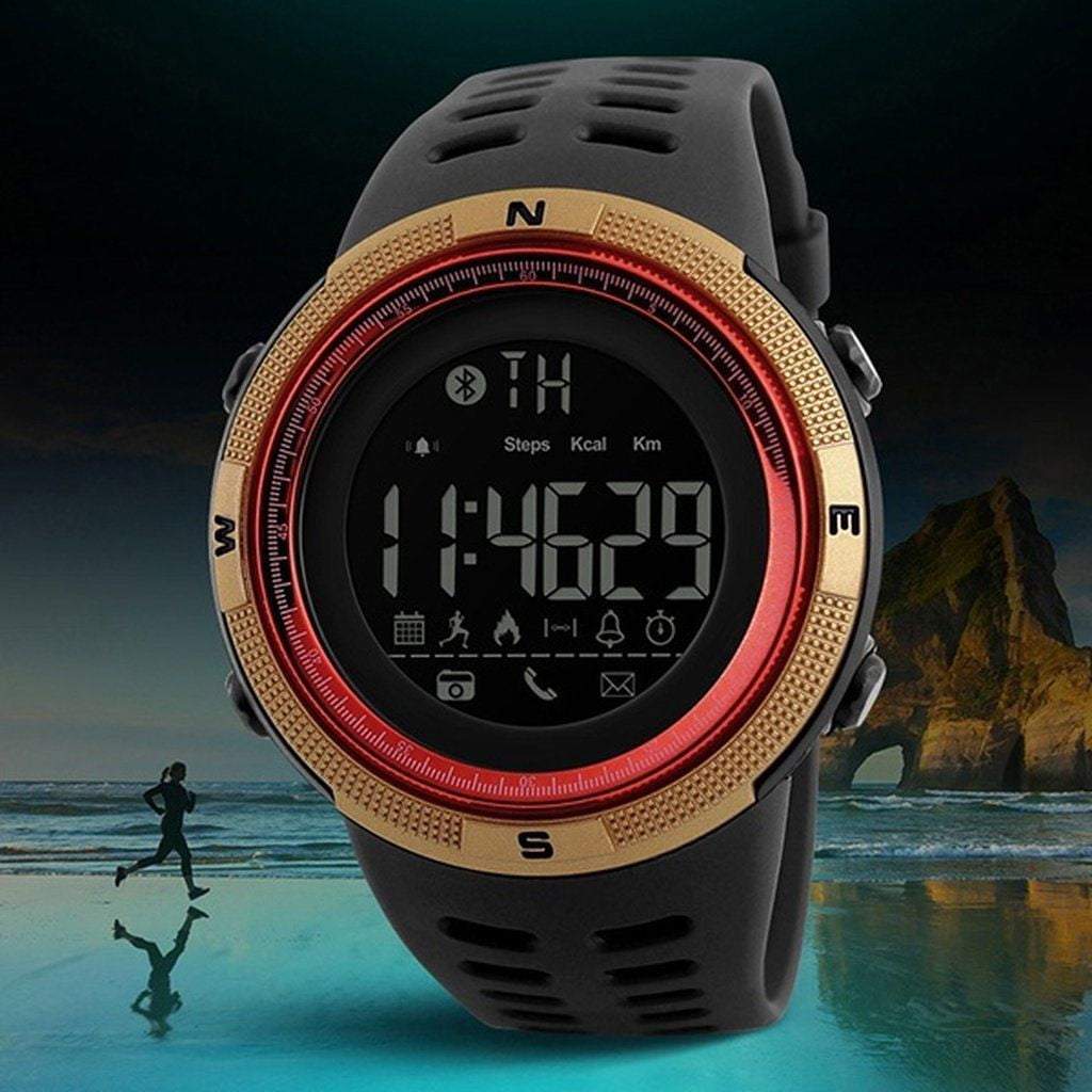 Norvo | Menn Smart Chrono Kalorier Pedometer Multi-Funksjoner Sports Klokker