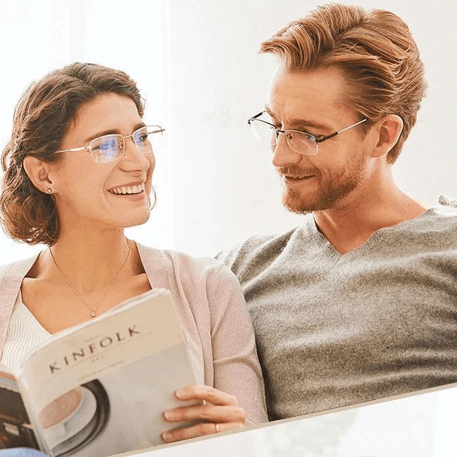 Norvo | Titanium Progressive Distance og Nær Dual-Use Lesebriller