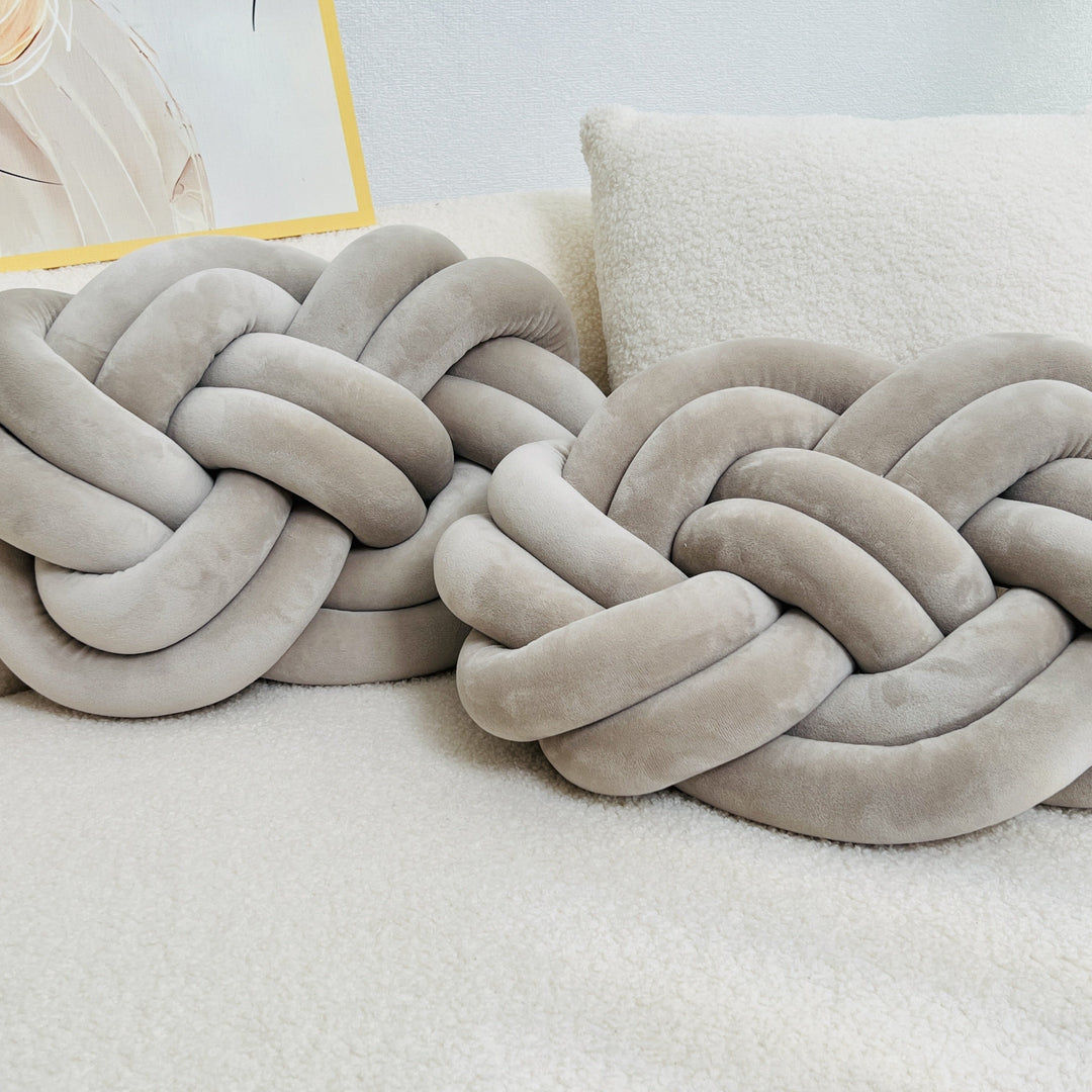CozyPlush Set med 2 Plush Dekorative Puter – Myk Eleganse for Ditt Hjem Norvo