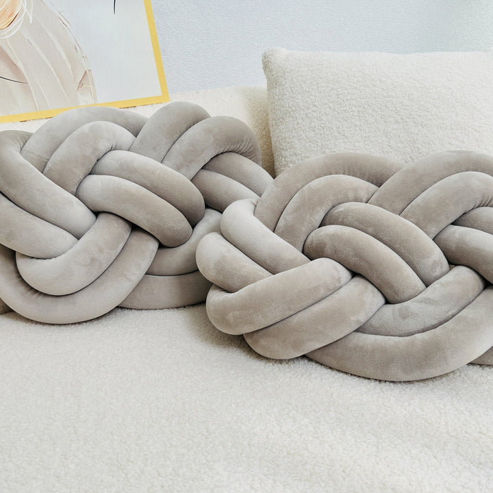 CozyPlush Set med 2 Plush Dekorative Puter – Myk Eleganse for Ditt Hjem Norvo