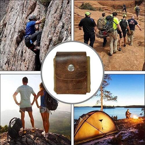 Norvo | Lær- og seilduk bushcraft-veske