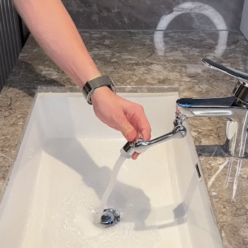 Norvo | SplashTurn - 1080° roterbar kran med sprutbeskyttelse